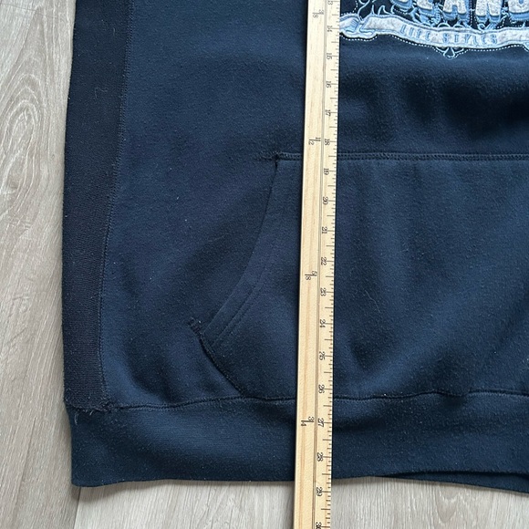 Exco Jeans Navy Blue Hoodie for Men Size Large - Picture 8 of 9